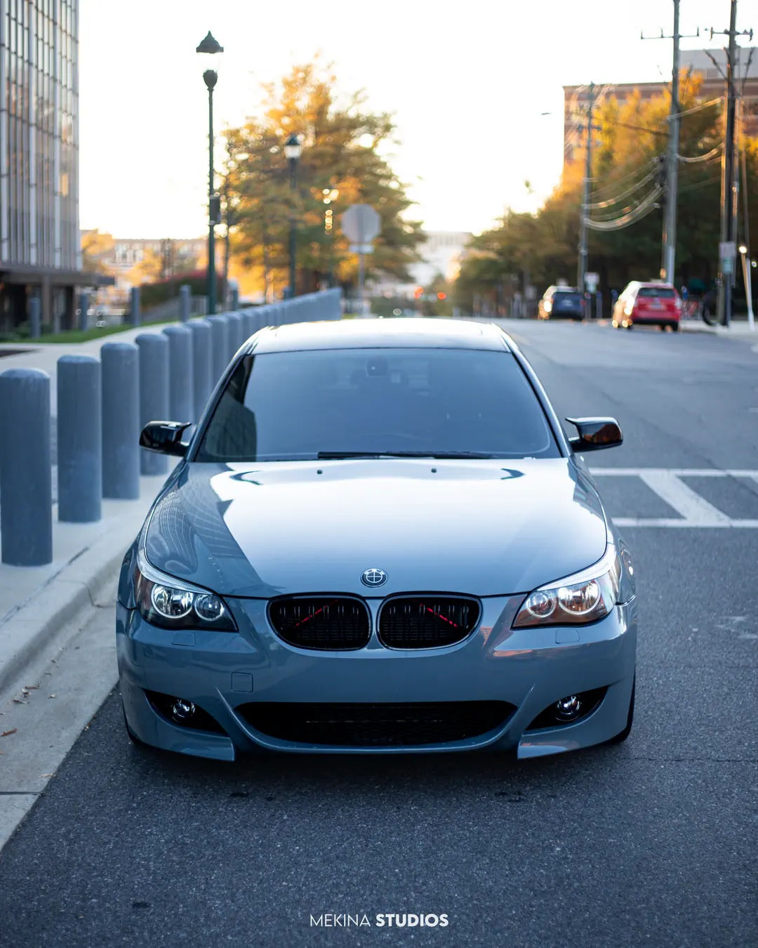 2006 BMW 525i — Wrap in Amazon Grey — frame 4