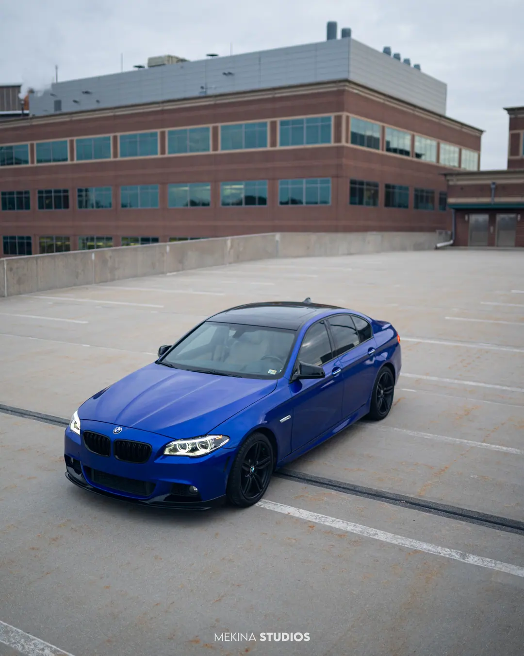2012 BMW 535 — Wrap in Blue Raspberry