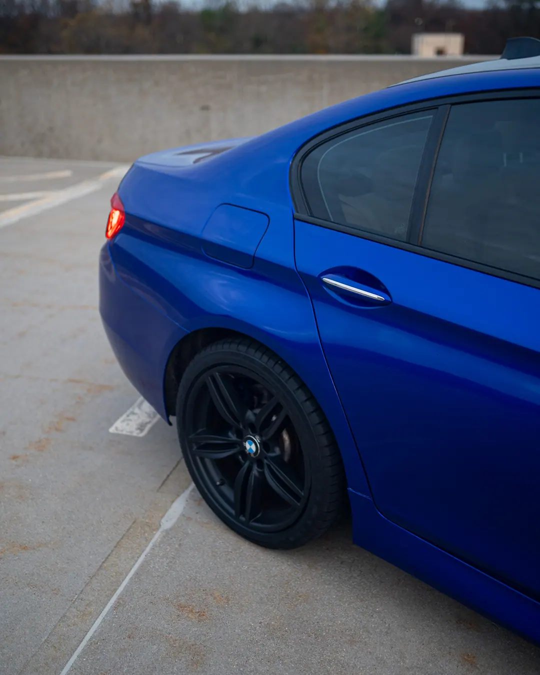 2012 BMW 535 — Wrap in Blue Raspberry — frame 3