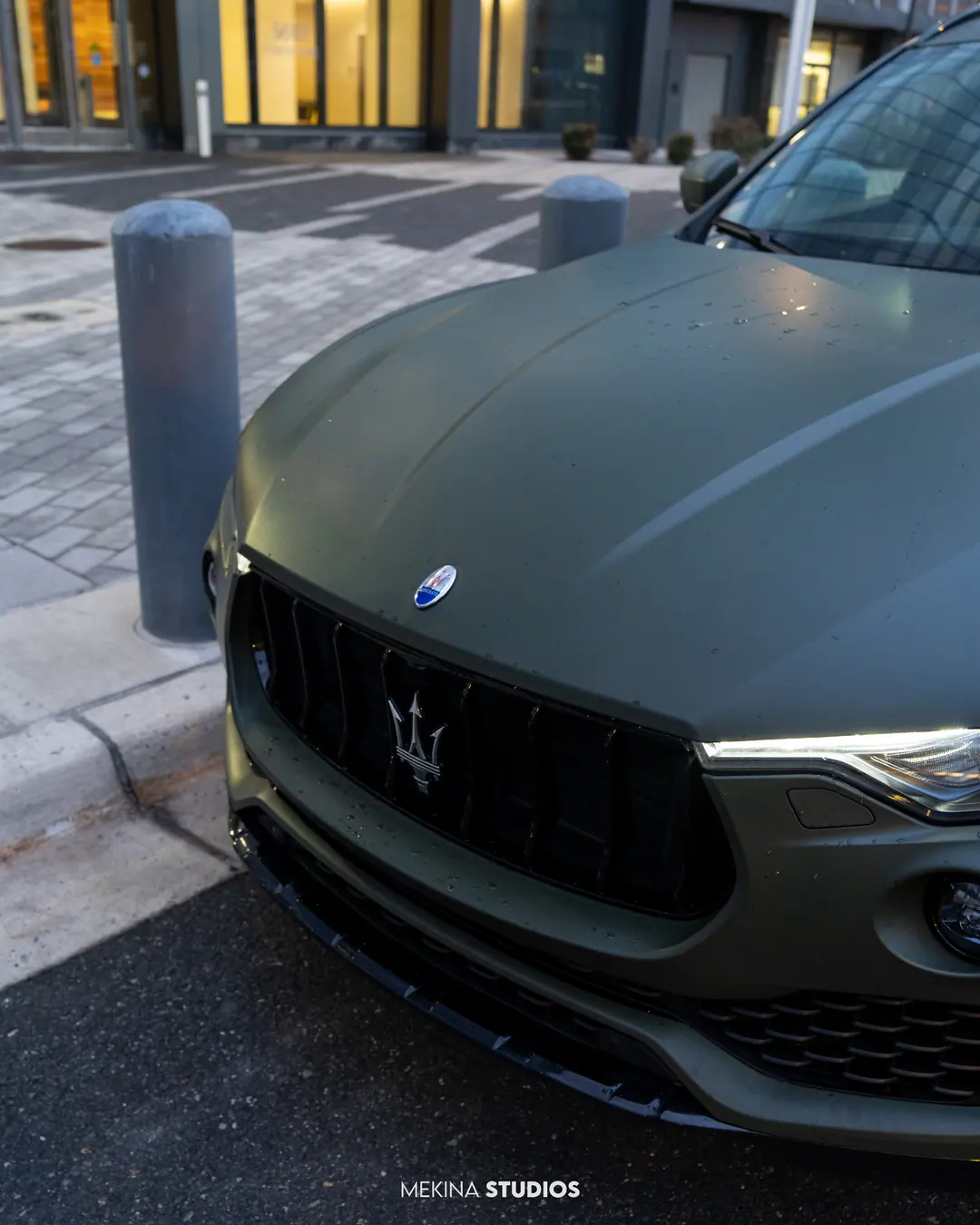 2016 Maserati Levante — Wrap in Matte Military Green — frame 4