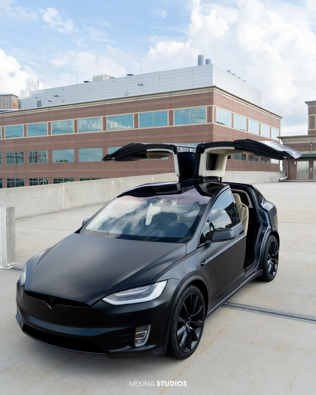 2017 Tesla Model X — Wrap in Satin Black
