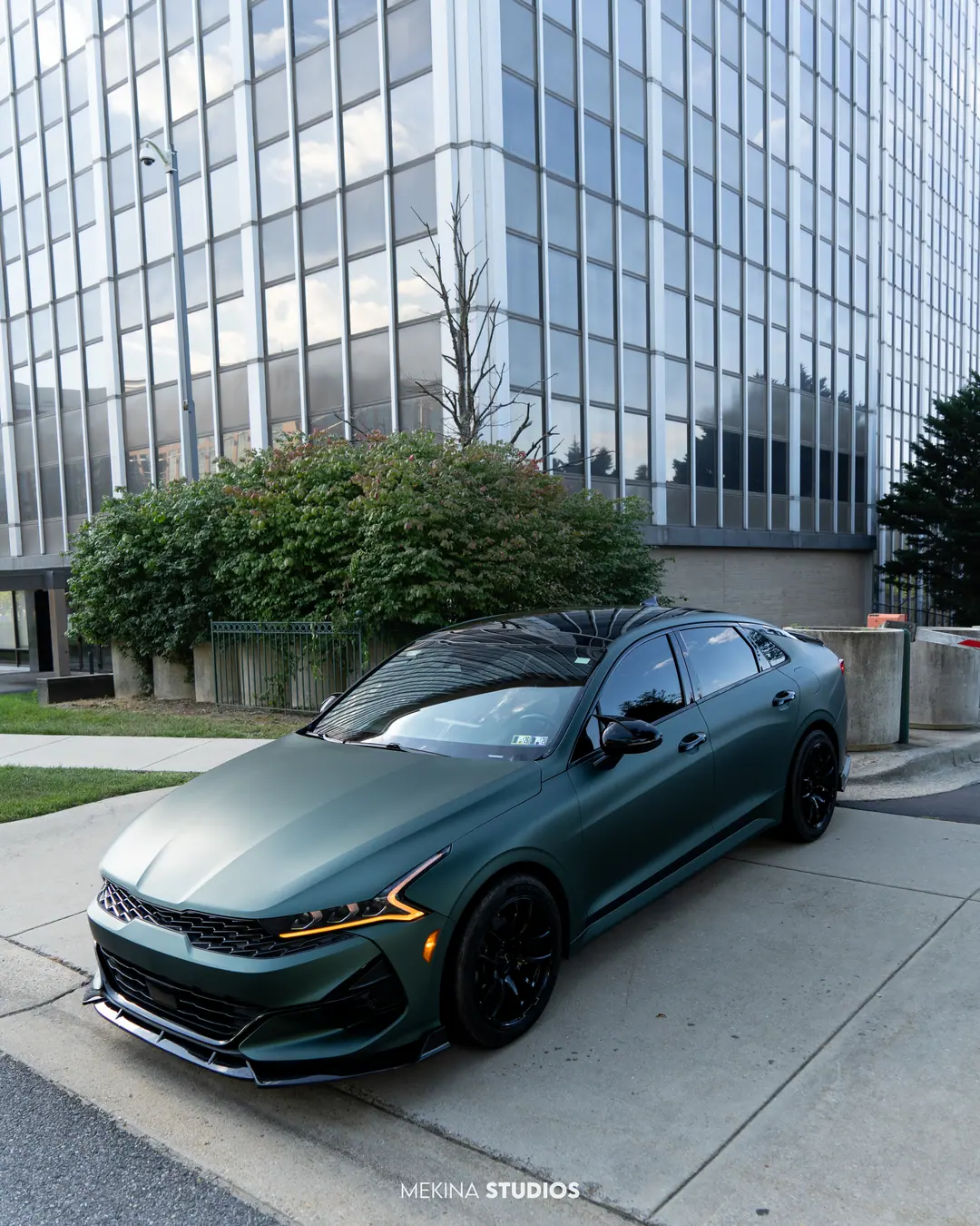 2020 Kia K5 — Wrap in Matte Pine Green Metallic — frame 4