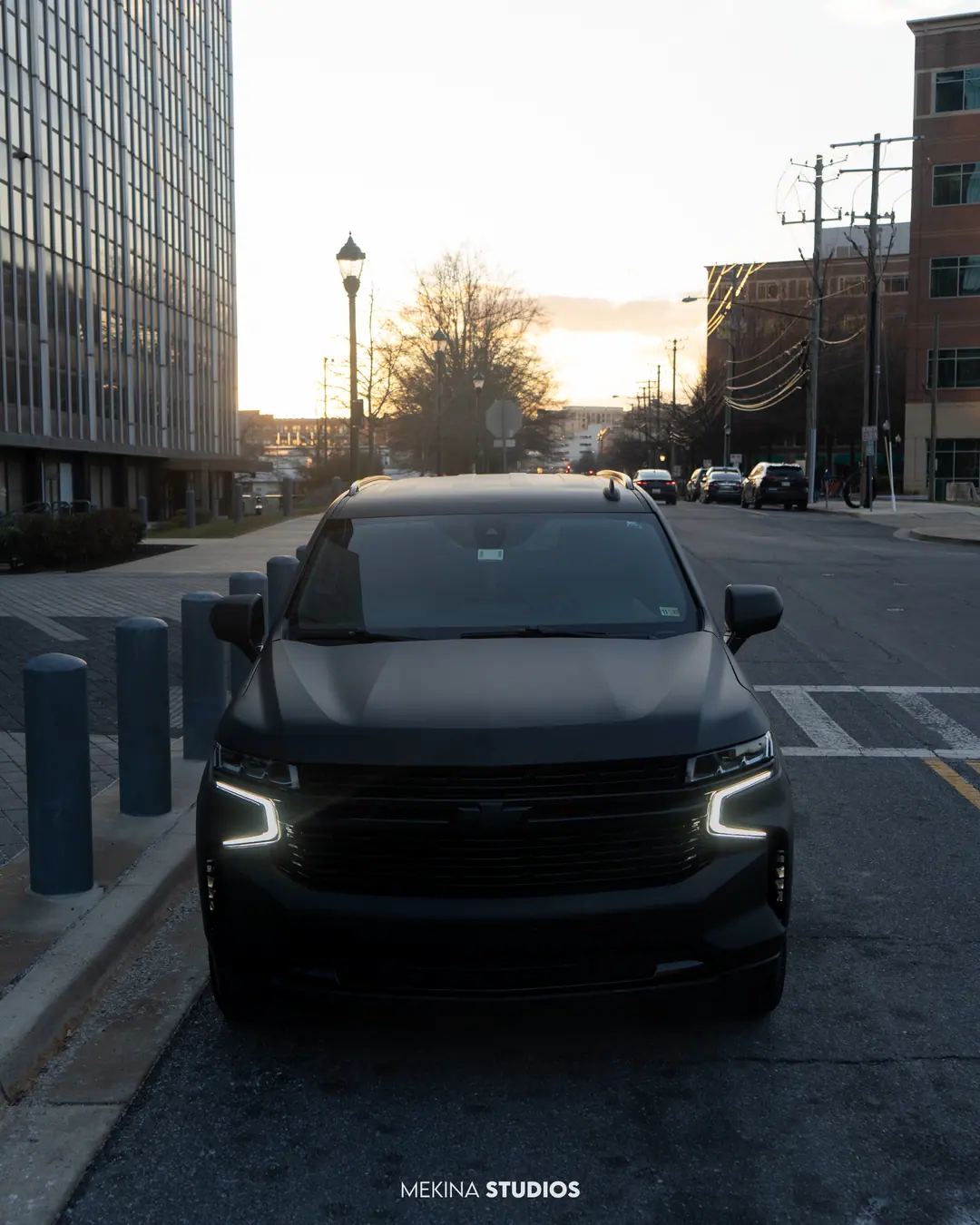 2021 Chevrolet Tahoe — Wrap in Dead Matte Black — frame 4