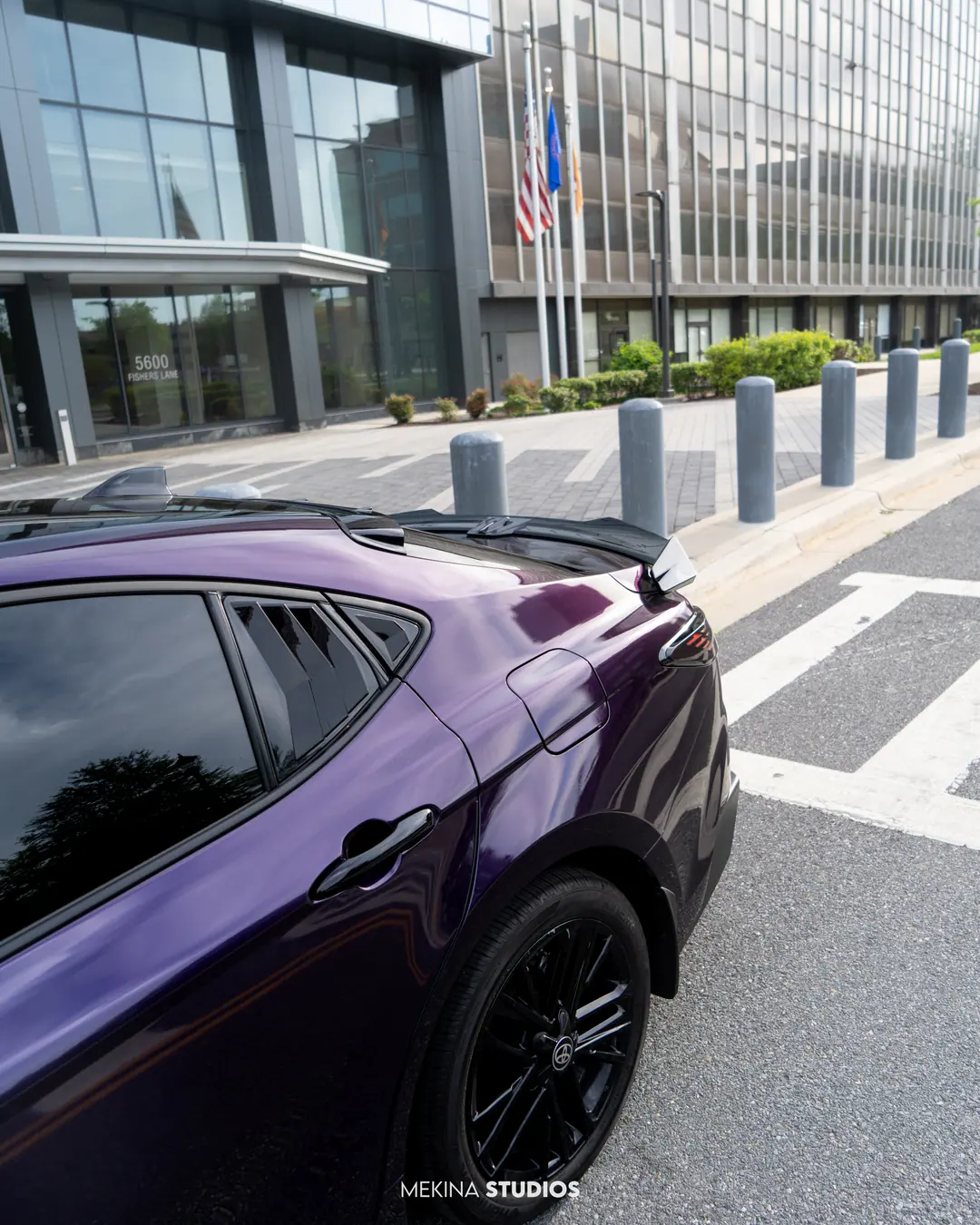 2026 Toyota Camry — Wrap in Midnight Purple — frame 3